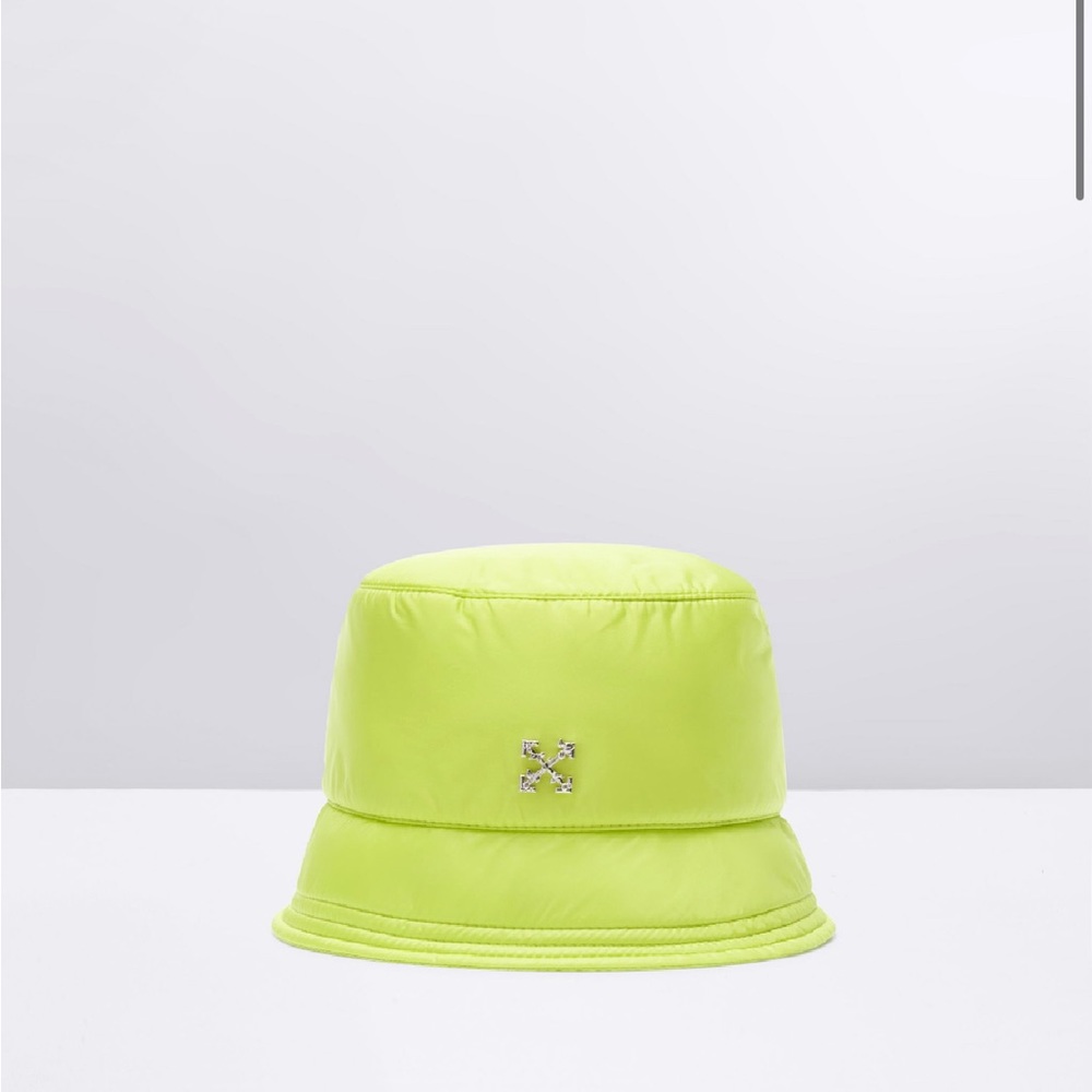 Off-White Lime Green Bucket Hat